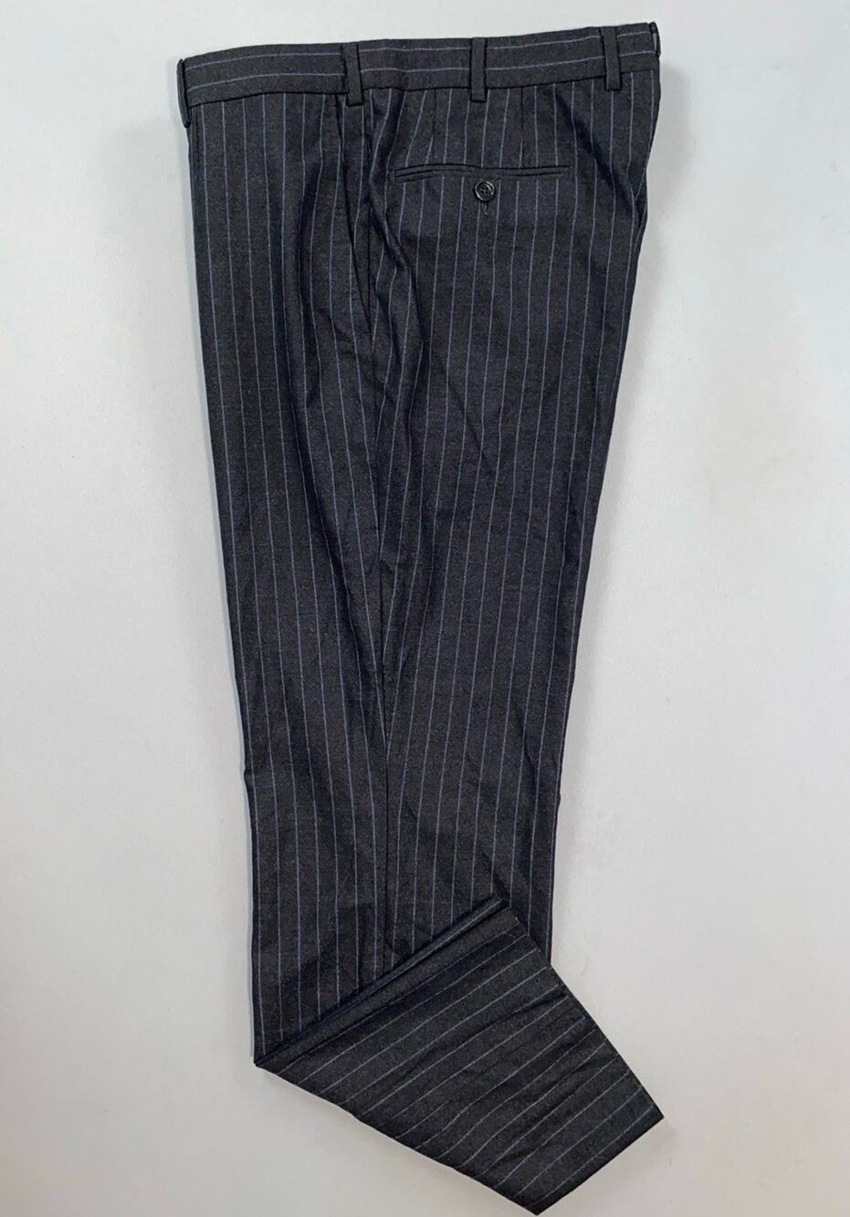 Ermenegildo Zegna Vintage Switzerland Mila Wool Flannel Dress Pants. 52R 33X28.5